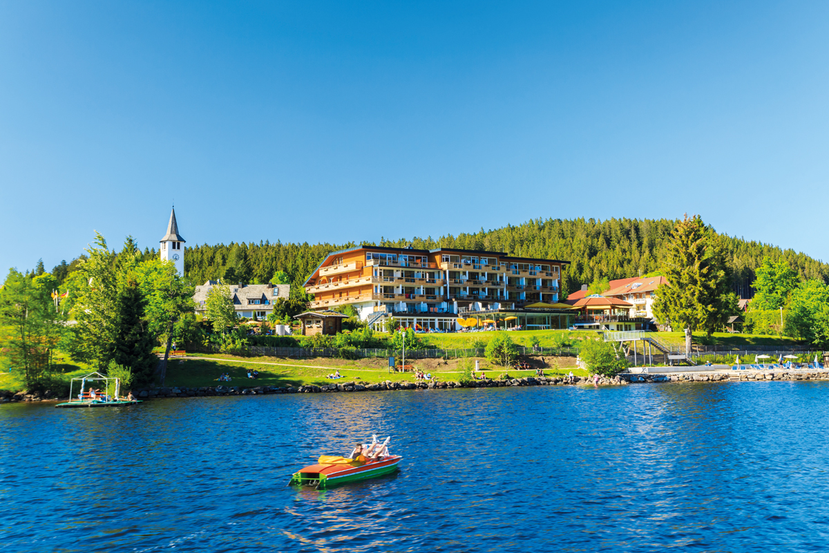 Lake Titisee Neustadt in the Black Forest. Germany.
