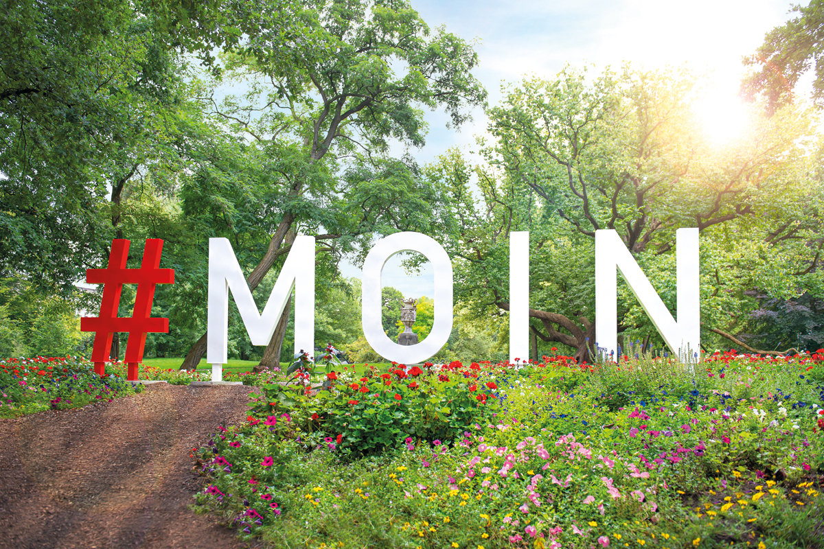 Bremen_Schriftzug_#MOIN_in_den_Wallanlagen